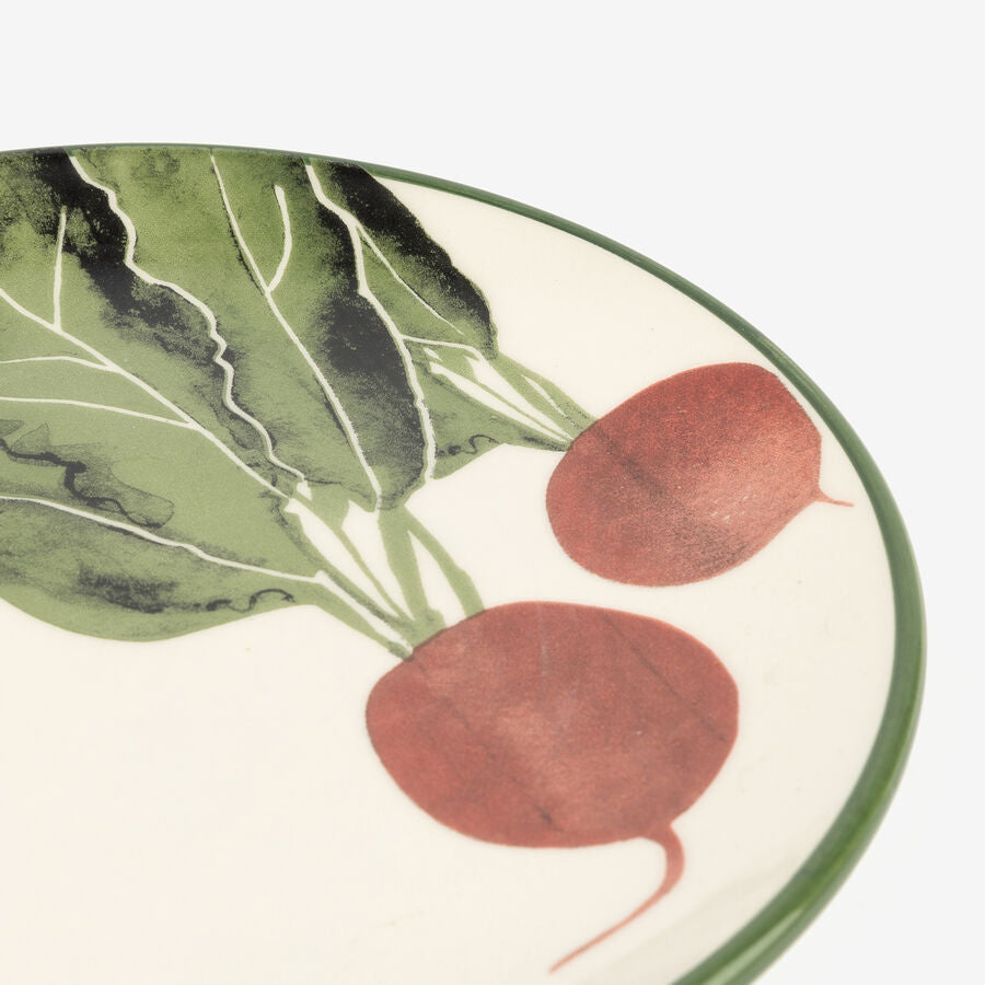Dining set with a vegetable theme